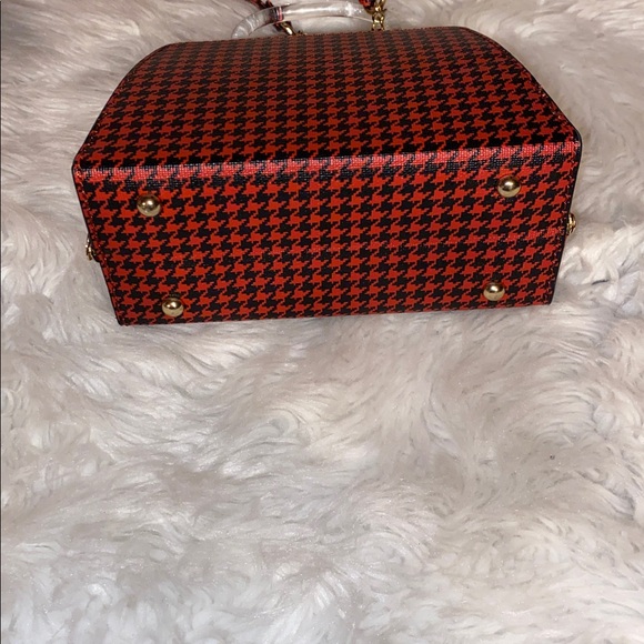 Cato Red and Black Houndstooth Women's Bag - Picture 3 of 6